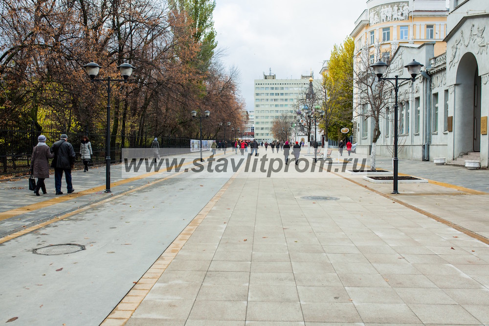 Пешеходная зона г.Саратов